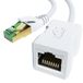 KabelDirekt – LAN-kabelverlenging & Ethernet-verlenging 10Gbit/s – 5m, wit