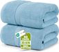 Utopia Towels - Luxueuze extra grote badhanddoek, 2-delig, 600 g/m², 100% ringgesponnen katoen, zeer absorberend en sneldrogend, zachte hotelkwaliteit (80 x 180 cm, hemelsblauw)