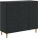Maison Exclusive Buffet noir 89 x 34,5 x 80 cm bois d'ingénierie