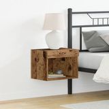 vidaXL Tv-meubelset 2 stuks oud hout bewerkt hout
