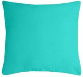Stof Textile sierkussen Nelson - aqua blauw - 60 x 60 cm