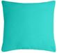 Stof Textile sierkussen Nelson - aqua blauw - 60 x 60 cm