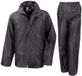 Result Zwart All Weather regenpak voor volwassenen S 38/48