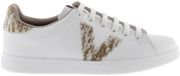 Victoria Leren damesschoenen Glitter avellana