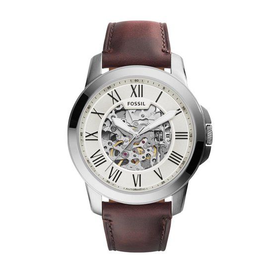 Fossil Grant ME3099 Herenhorloge 45 mm - Zilverkleurig