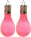 Lumineo Solaire Jardin LED Suspension - Rouge - 4 Pièces
