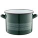 TOPF INDUKTION: Marmite à induction, émail, marmite à soupe, gaz, vert, BOHO, 6 litres