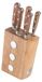 Wüsthof Set de blocs à couteaux, 6 pièces, forgé, bois de palissandre, avec 5 couteaux