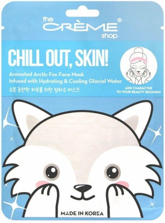 Gezichtsmasker The Cr&#232;me Shop Chill Out, Skin! Artic Fox (25 g)