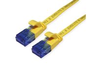 VALUE 21.99.2033 netwerkkabel Geel 3 m Cat6a U/UTP Plat