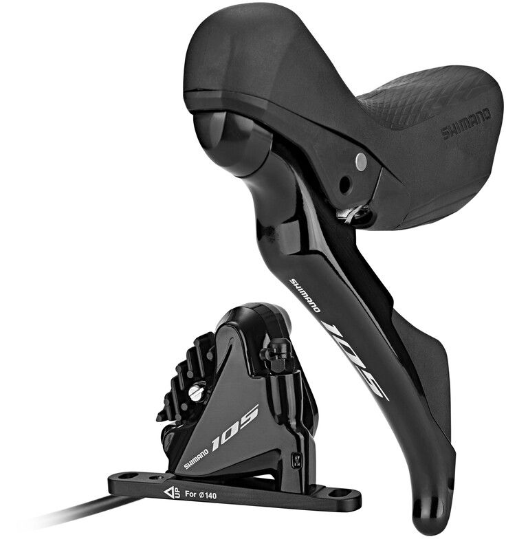 Shimano R7020/R7070 Schijfrem voorwiel links, black - 4524667984627