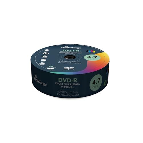 MediaRange DVD-R 4.7 GB 16x Speed 25 Pack