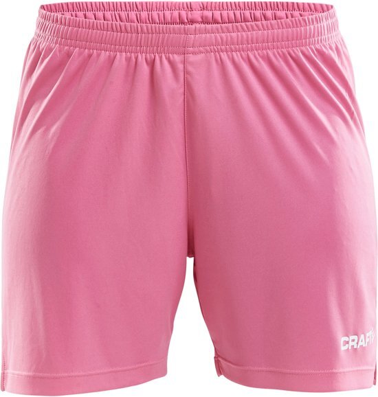 Craft Squad Short Solid dames Sportbroek - Maat XL - Vrouwen - roze/wit