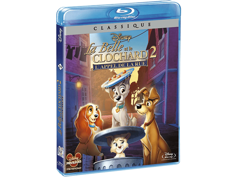 Disney la belle & le clochard ii: l'appel de la rue - blu-ray