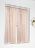 LINDER Paar beglazing Marcel linnen rood en wit in 70 x 160 cm
