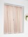 LINDER Paar beglazing Marcel linnen rood en wit in 70 x 160 cm