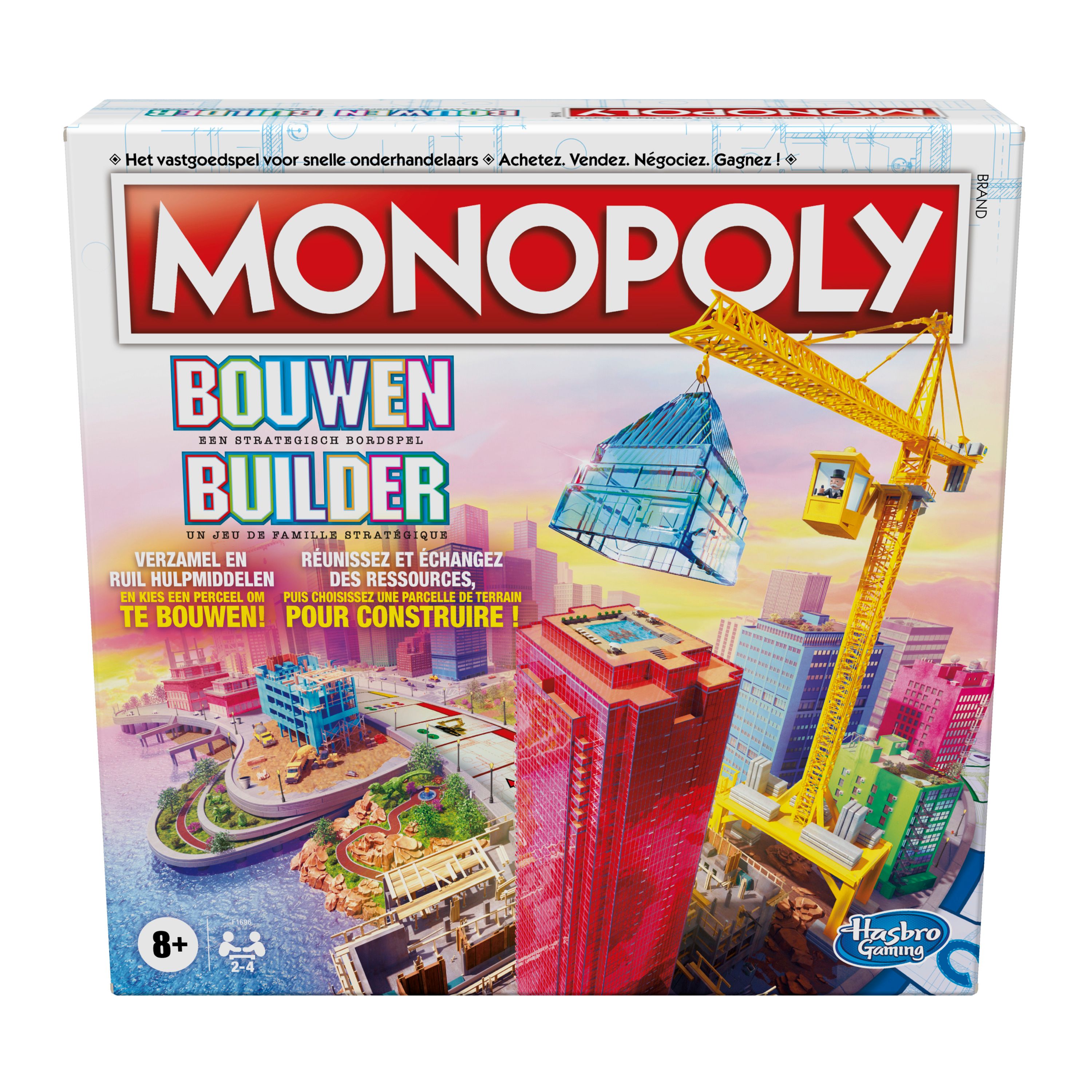 Monopoly Bouwen - Bordspel - 8+ jaar