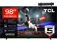 LG Ai 86mrgb87b9b Ultra HD 4K Mini-LED 88" (2026) + Vogels Vaste TV-beugel 40"-110" Max 100kg Zwart TV Bundle