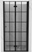 Mexen Mist-F porte de douche pliable droite 95 cm, grille noire, noir