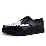 T.U.K. Pointed Creeper Tie Heren Creepers - zwart/wit - EU42