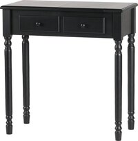 WOOOD Romy Hal/kaptafel - Hout - Zwart - 78x75x38 cm