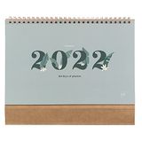 UO Tafelkalender 2022, tropisch, maandoverzicht, januari 2121 tot december 2021, papier 120 g, 24 x 15,4 cm.