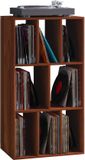 Vcm Étagère en bois Écran de pièce Étagère LP medium Rangement Schaltino