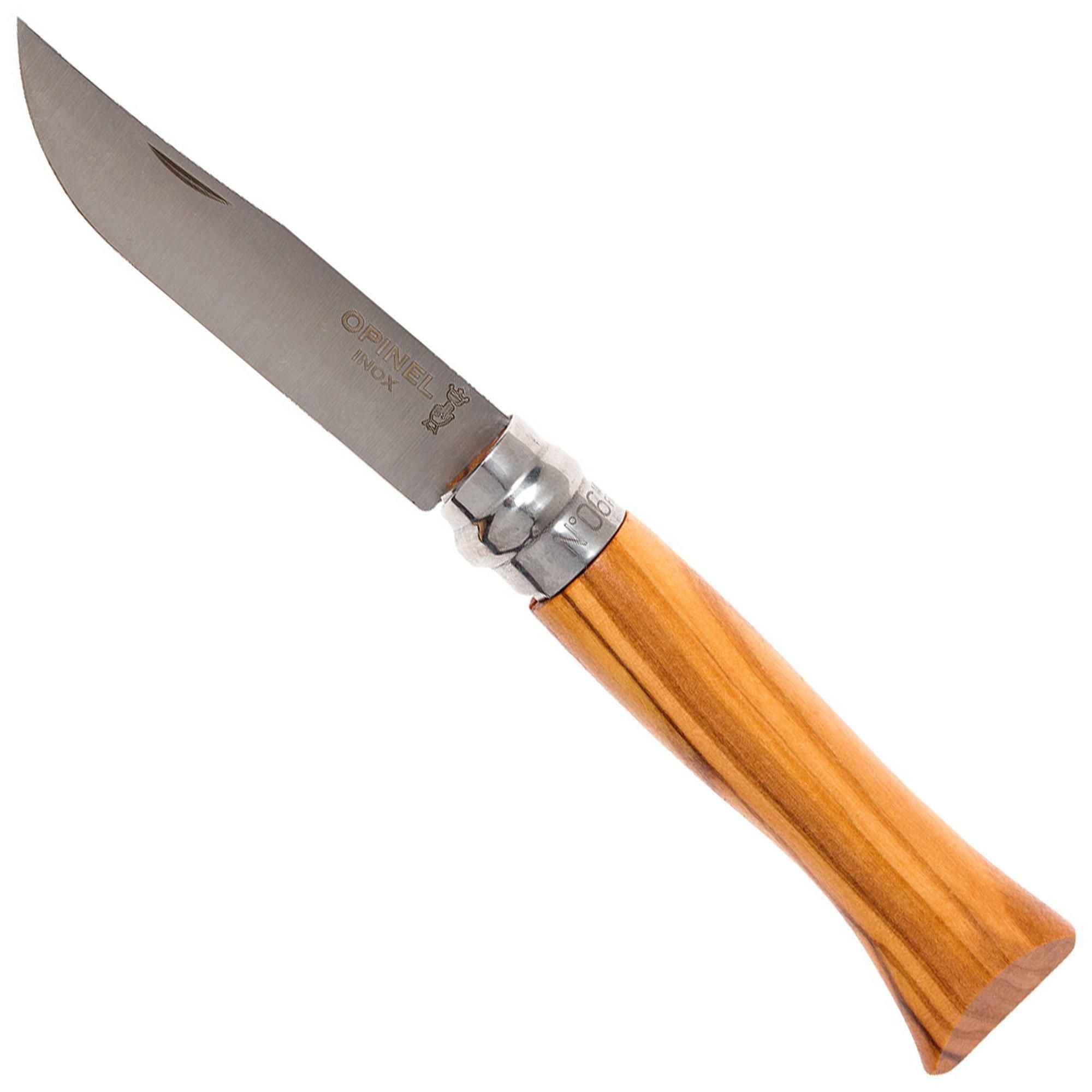 Opinel No. 6 Luxury Range Zakmes - RVS - Olijfhout