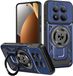 Techsuit Hoesje geschikt voor Xiaomi Redmi Note 15 Pro 5G - RuggedCam Back Cover - Geschikt voor MagSafe - Blauw