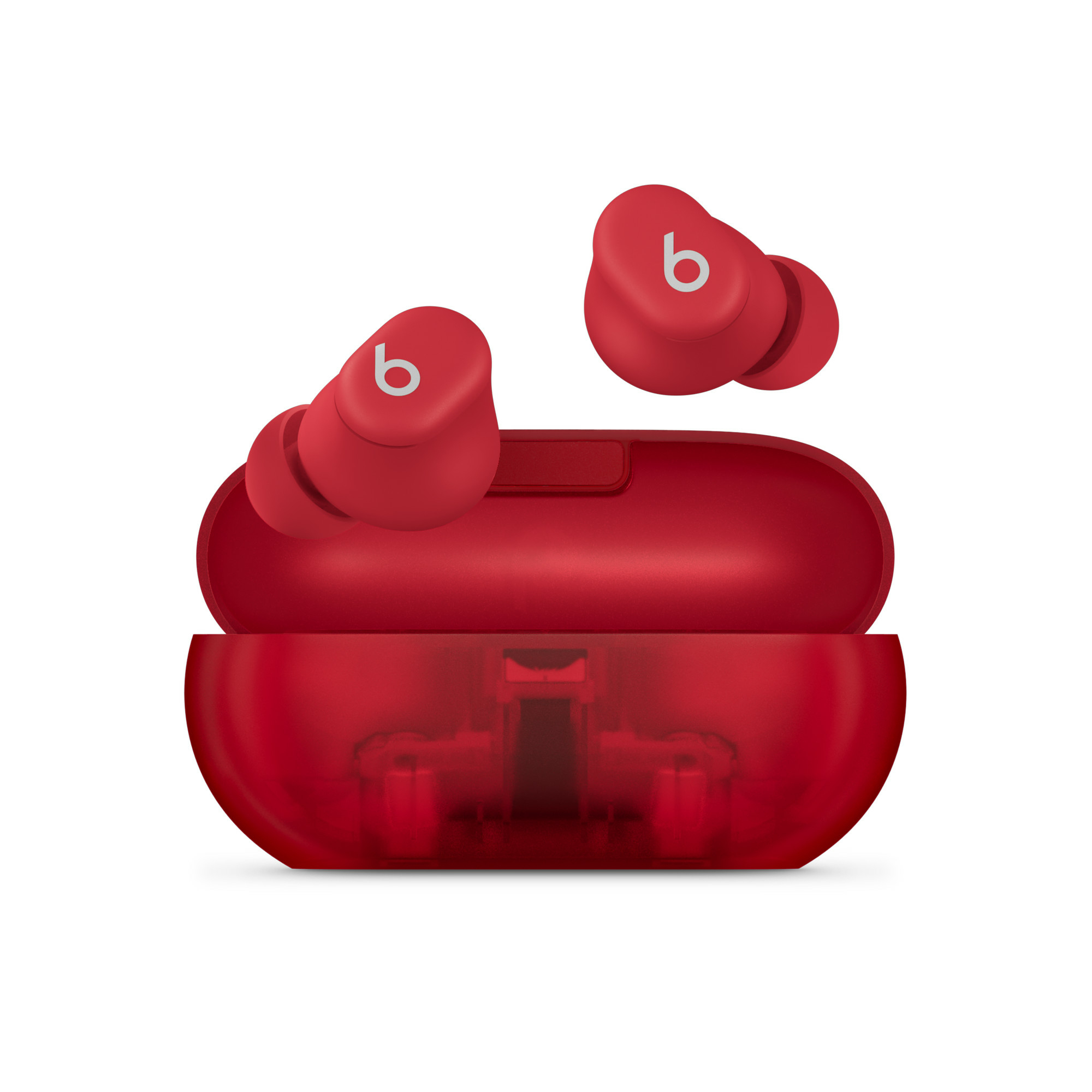 Apple Beats Solo Buds - Echt draadloze oortjes - Transparant rood