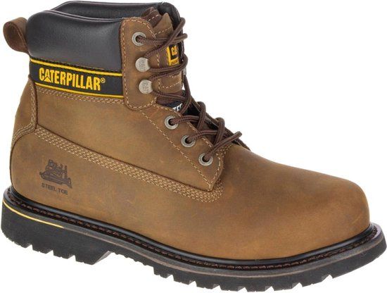 Cat Holton P708029 S3 Werkschoenen - Donkerbruin - Maat 44