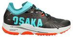 Osaka Ido Mk1, chaussures de hockey sur gazon unisexe, noir/aqua bleu, taille 38.5 EU