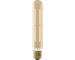 Calex LED Filament buislamp 4 30 W E 27 T 32 2100 K Goud Dimbaar