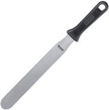 Westmark Professioneel paletmes, recht, flexibel, lemmet: 3,5 x 30,5 cm, lengte: 43,5 cm, RVS/kunststof, Master Line, zwart/zilver