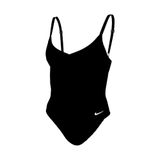 Nike Swim Essential V-neck Zwemkleding Zwart XS Vrouw