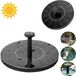 Holland Connections Fontein op zonne-energie, 1,4W vijverpomp op zonne-energie, 4 effecten | Zonne-energiepomp tot 70 cm hoog | Drijvende fonteinpomp op zonne-energie voor tuinvijvers