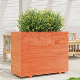 Maison Exclusive - Pot de fleurs pour jardin, brun foncé, 90x40x72,5 cm, bois de pin massif