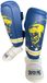 Super Pro Combat Gear Scheenbeschermer Nations Curacao PU Blauw - Geel - Wit M
