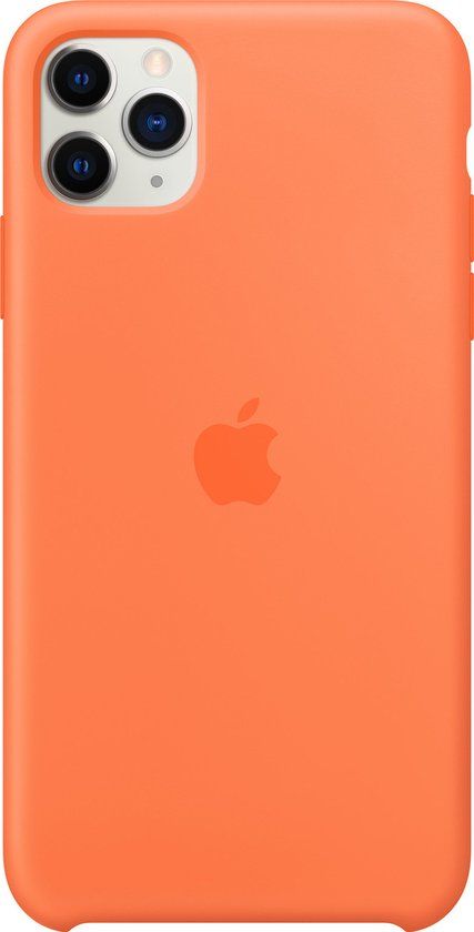 Apple Siliconen Hoesje iPhone 11 Pro Max - Oranje