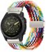 By Qubix Qubix Braided Nylon Band met Parachute Sluiting - 22mm Quickfit - Multicolor Spring - Geschikt voor Garmin Tactix 8 - 47mm