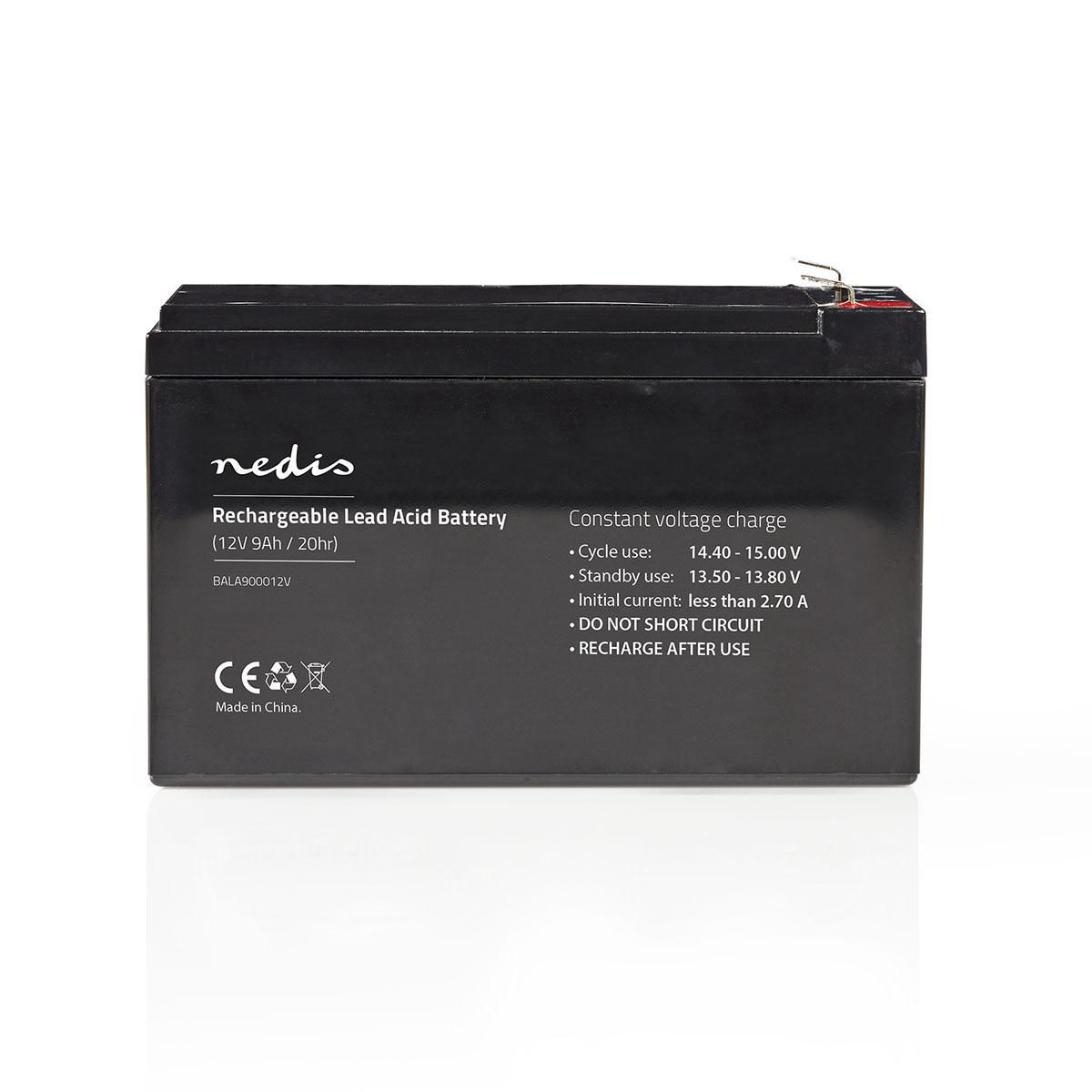 Nedis BALA900012V UPS-accu Sealed Lead Acid (VRLA) 12 V 9000 Ah