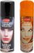 Merkloos Set van 2x kleuren haarverf/haarspray van 125 ml - Zwart en Oranje