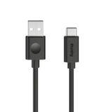 Hama USB-C naar USB-A oplaadkabel (60 W, snel opladen, gegevensoverdracht 480 Mbit/s, 1,2 m) zwart