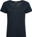 Superdry Studios Slub Emb Vee Tee Dames T-Shirt - Eclipse Navy - XS