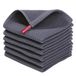 Homaxy 100% katoen wafel weave keuken vaatdoeken, ultra zachte absorberende sneldrogende theedoeken, 30 x 30 cm, 6-pack, donkergrijs