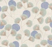 A.S. Création Nordic Feeling Vliesbehang Abstract Bladmotief Blauw Grijs