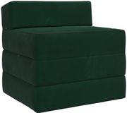 vidaXL Vouwbare Sofa Bed Donkergroen Fluweel