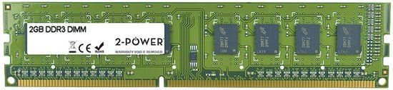 2-Power MEM0302A geheugenmodule 2 GB DDR3