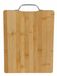 Lowenthal 2.0 Bamboe houten snijplank/serveerplank met metalen handvat L33 x B25 cm