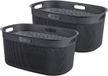 Curver Filo Wasmand - 45L - Set van 2 stuks - Antraciet